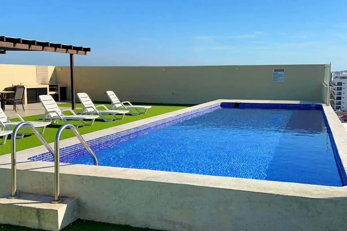 Depa A 1 Cuadra De La Playa - Flamingo 201 Daire Mazatlan